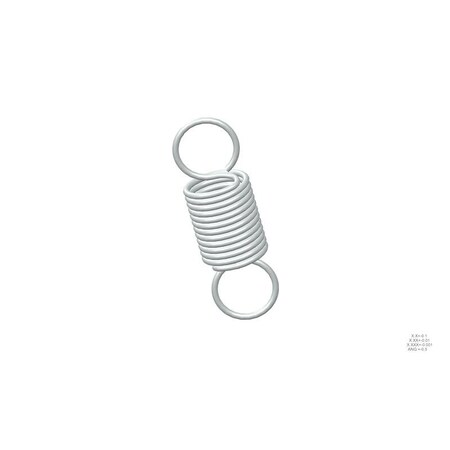 Approved Vendor Extension Spring, O=1.125, L= 3.50, W= .105 G609968722